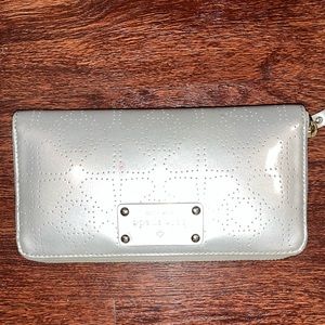 Kate spade silver wallet